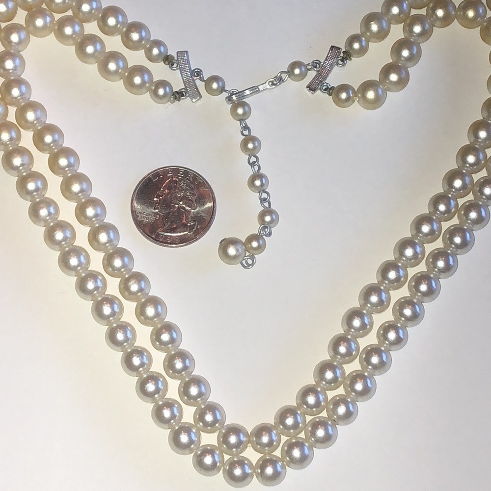 Elegant Vintage Faux Pearl Beaded Boho Necklace - Picture 3 of 5